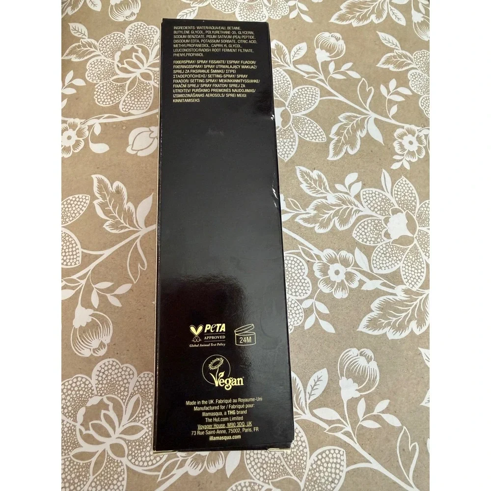 ILLAMASQUA Hydra Setting Spray Makeup Fixer Mist‎ 100ml 3.3 US Fl Oz Vegan